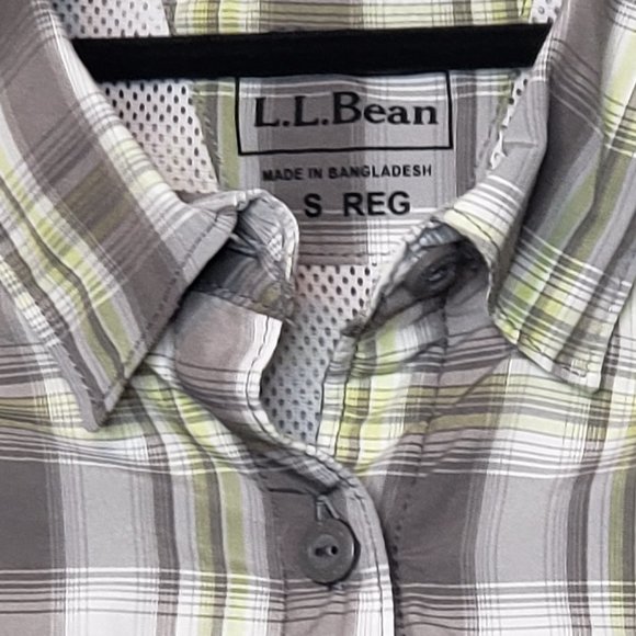 L.L. Bean Plaid Button Down Shirt - Picture 5 of 13